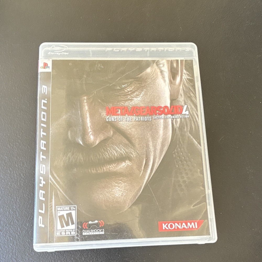 Konami Metal Gear Solid 4: Guns of the Patriots (PS3) M Multiplayer NTSC-U/C